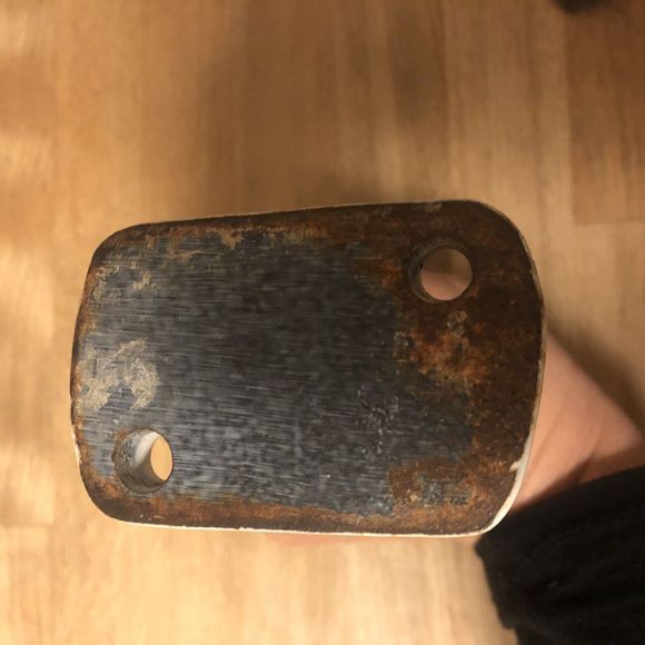 Vintage White Ceramic Towel Bar Rack Rod Post Holder Farmhouse - Picture 7 of 7